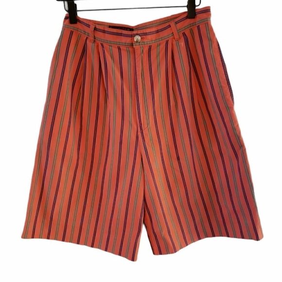 Eddie Bauer Vintage Striped Shorts - Picture 1 of 16